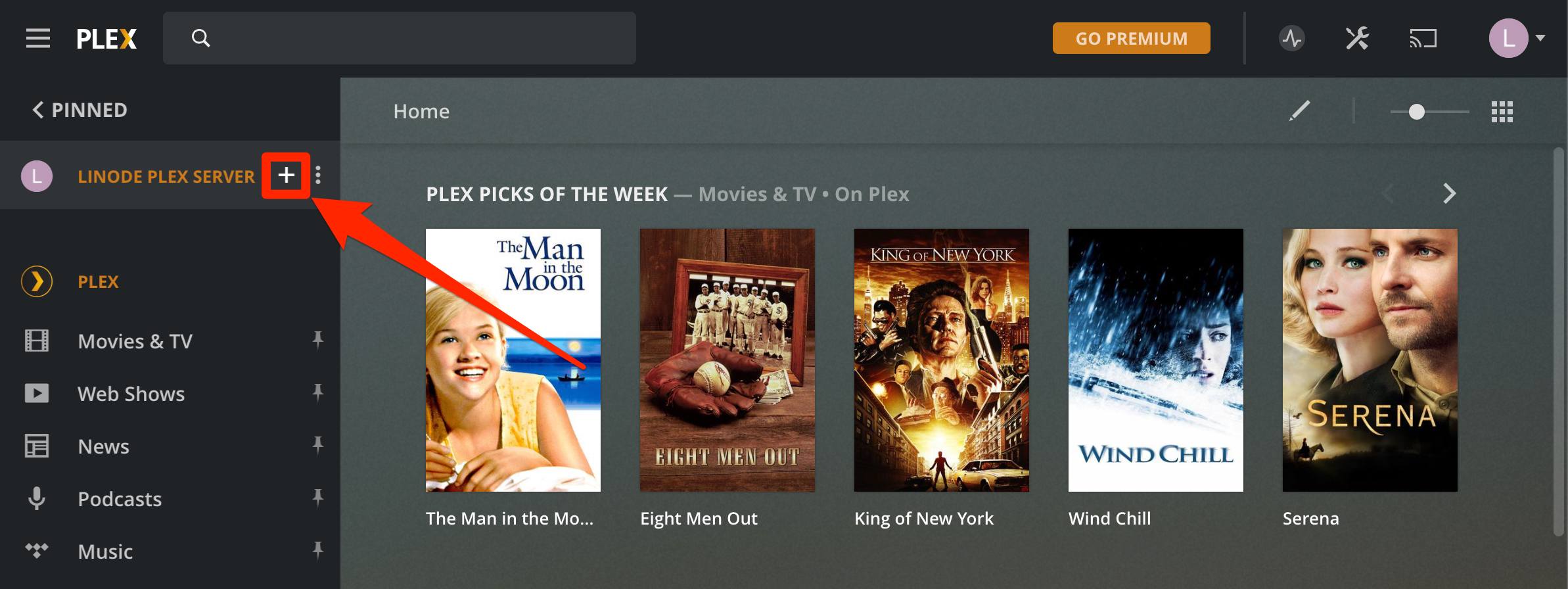 Add Media Library — Start. Add Media Library — Start